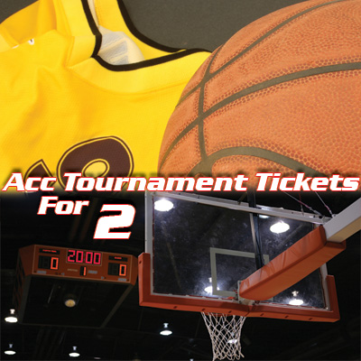 ACC® Tournament Tickets - Witness college basketball at its finest!  2 tickets to the ACC Men’s Basketball Tournament.  Tickets subject to availability based on date of request.